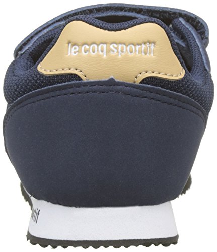 LE COQ SPORTIF Alpha PS Sport, Zapatillas Unisex Niños, Beige (Dress Blue/Croissant Bleu), 34 EU