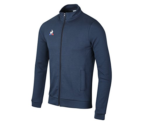 Le Coq Sportif FZ Sweat Presentation Coton Sudadera, Hombre, Dress Blues, S