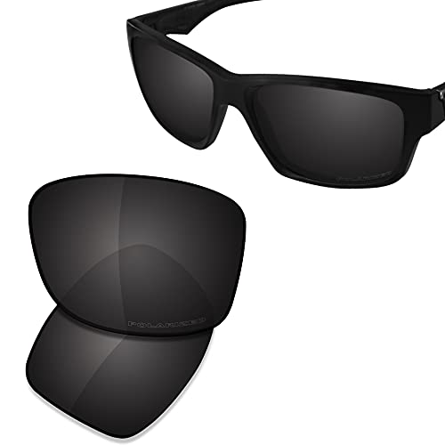 Lentes de repuesto para gafas de sol Oakley Jupiter Carbon OO9220 de Saucer, (High Definition - Carbon Black Polarized), Talla única