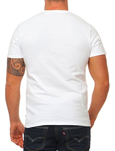 Levi's Set-In Neck Camiseta, Hm Graphic White, L para Hombre