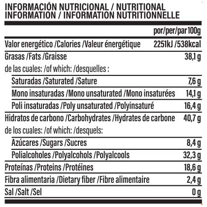 Life Pro Fit Food Protein Cream Speculoos Dark Chocolate – Crema proteica con sabor a galleta caramelizada y chocolate negro – 100% vegana - Sin azúcares añadidos ni conservantes artificiales – 250 gr