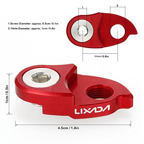 Lixada Portátil MTB Mountain Bike Velocidad Trasera Cambio Convertidor de Ciclismo Extensor de Gancho de Cola