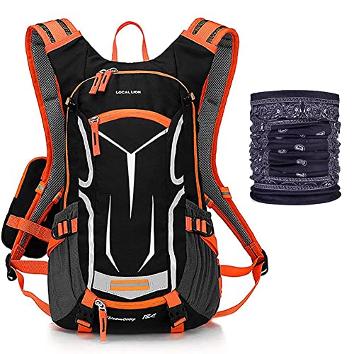 Local Lion Mochila 18L Senderismo Montanismo Ciclismo Camping Viaje al Aire Libre Hombres Mujeres Impermeable