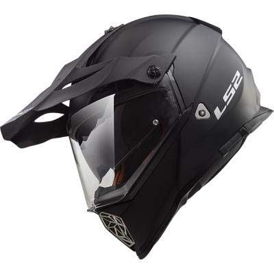 LS2 Casco Moto mx436 Pioneer, Matt black, m