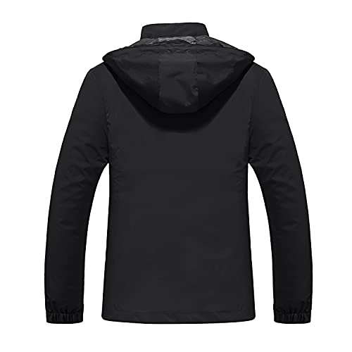 LUI SUI Chaqueta impermeable ligera para mujer Sports Mountain Chaqueta cortavientos