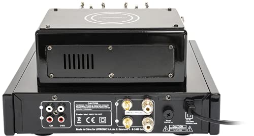 Madison - MAD-TA10BT - Amplificador (estéreo de válvulas 2 x 25 W rms), Negro