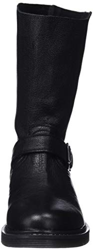 Mamatayoe Ofelia, Botas Biker Mujer, Negro (Black Real Leather 001), 38 EU