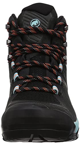 MAMMUT Bota SAPUEN High GTX, Botas de Senderismo Mujer, Black/Dark Frosty, 40 EU