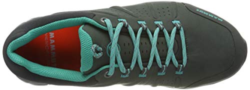 Mammut Convey Low GTX, Zapatillas de Senderismo Mujer, Gris (Graphite/Dark Atoll 000), 37 1/3 EU