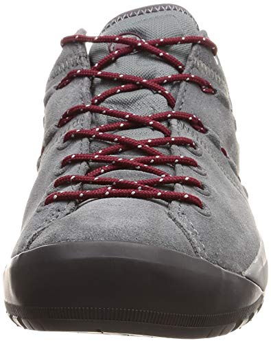 Mammut Hueco Low GTX, Zapatillas de Senderismo Mujer, Gris (Grey/Dark Beet 000), 41 1/3 EU