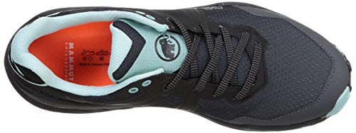 MAMMUT SERTIG II Low, Zapatillas de Senderismo Mujer, Black/Dark Frosty, 37 1/3 EU