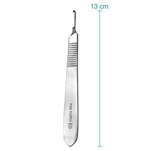 Mango para bisturí - número 3 - acero inoxidable