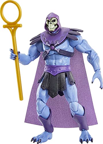 Masters of the Universe Revelation, Figura Skeletor, muñeco articulado de juguete (Mattel GYV10)