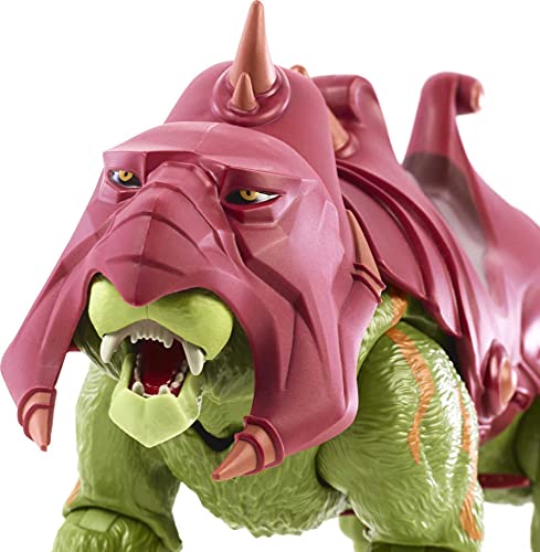 Masters of the Universe Revelation Masterverse, Figura Battle Cat, muñeco articulado de juguete (Mattel GYV18)