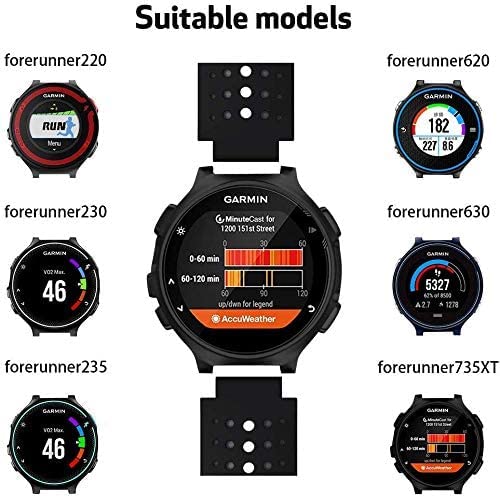 Mi-Case Correa para Garmin Forerunner 235 - Compatible con Forerunner 735XT Correa de Reloj, Pulsera de Reemplazo Nailon Sports Banda para Forerunner 220, 230, 620, 630 y 735XT Smart Watch-Verde