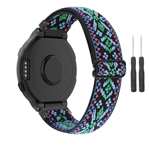 Mi-Case Correa para Garmin Forerunner 235 - Compatible con Forerunner 735XT Correa de Reloj, Pulsera de Reemplazo Nailon Sports Banda para Forerunner 220, 230, 620, 630 y 735XT Smart Watch-Verde