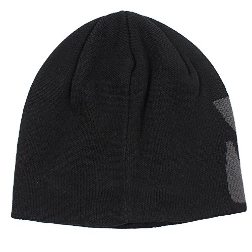 Millet - Logo Beanie - Gorro Unisex de Lana Merina - Senderismo, Trekking, Día a Día - Negro/Gris