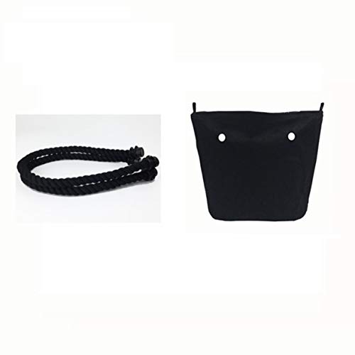 Mini asa de Cuerda clásica con Inserto de Lona, ​​Banda Impermeable para Bolsa para Bolso Obag, Accesorios para Bolsos Femeninos