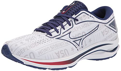 Mizuno Zapatillas de correr para hombre, Blanco, 46 EU