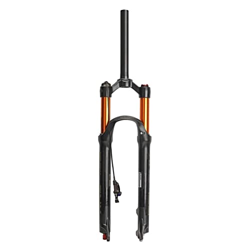 MJCDNB Bicicleta MTB Horquillas 26 27,5 29 Pulgadas Suspensión neumática, Viaje 120 mm Tubo Interior Dorado Descenso Horquilla de Bicicleta Amortiguador