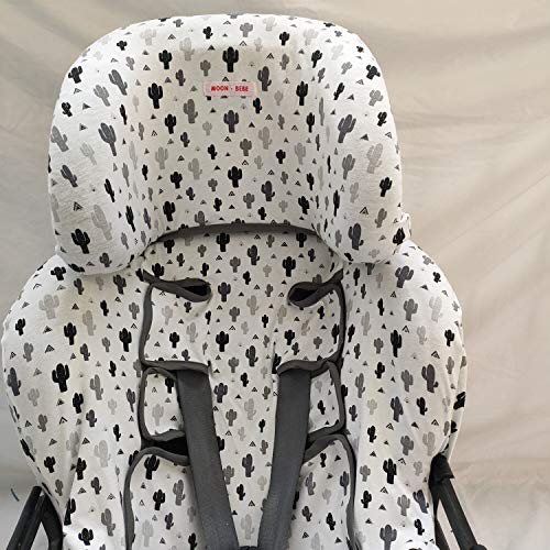 moon-bebe Funda para Silla de coche Klippan Kiss 2 Y KLIPPAN PLUS (BLANCO)