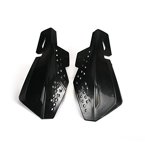 Moto Universal 1 1/8"y 7/8" Protectores de la Mano para Hon.da Yamaha Kawasaki Suzuki KTM Moto de la Suciedad Motocicleta MX Supermoto Racing ATV Quad KAYO (Negro)