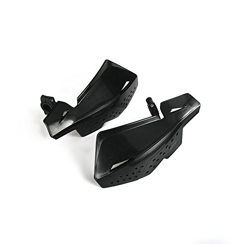 Moto Universal 1 1/8"y 7/8" Protectores de la Mano para Hon.da Yamaha Kawasaki Suzuki KTM Moto de la Suciedad Motocicleta MX Supermoto Racing ATV Quad KAYO (Negro)