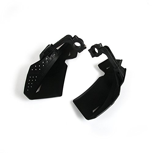 Moto Universal 1 1/8"y 7/8" Protectores de la Mano para Hon.da Yamaha Kawasaki Suzuki KTM Moto de la Suciedad Motocicleta MX Supermoto Racing ATV Quad KAYO (Negro)