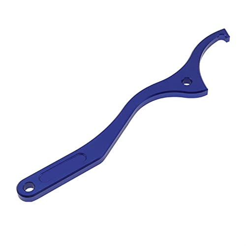 Motocicleta Herramienta de la Llave Inglesa de Amortiguador Trasero de la Motocicleta para FC FE TE TC 125 250 300 350 450 501 2014 2015 2016 2016 Durable (Color : Blue)