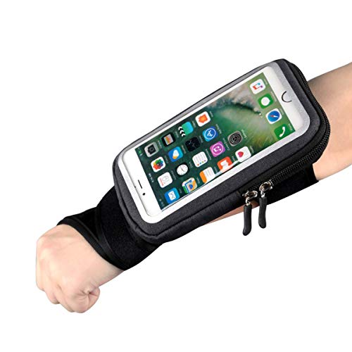 Muñequera Brazalete para teléfono Banda para el antebrazo Soporte para teléfono Celular, Estuche para muñequera Estuche para el Brazo del teléfono para iPhone 12/11 Pro MAX hasta 6.5"