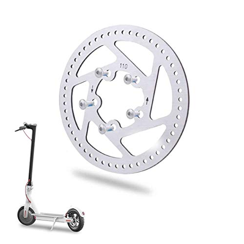 Myfuturshop® Disco de Freno para Patinete eléctrico Xiaomi M365. Accesorio de 110 mm para la Rueda Trasera del Scooter.