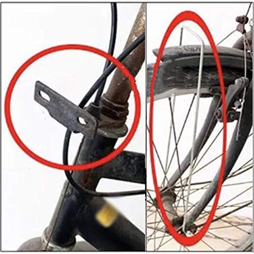 N / A LXLIGHTS Panier Avant Plastique Rond Épaissir Anti-Extrusion Sans Déformation Cadre de Support Vélo Tram Vieille Voiture - Cesta para bicicleta, plástico, Silver3, B