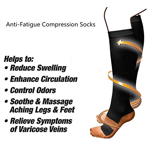 N-B 15-20mmhg Hombres 'sandwomen'slongtubecompressionsocks Outdoorsportscompressionsocks Color sólido Compressionsocks