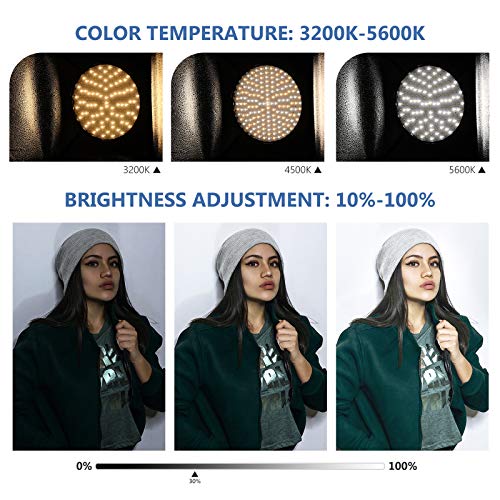 Neewer 3-Pack Iluminación LED Softbox 2,4G Kit con Filtro Color Softbox de 51x71cm Cabezal Luz LED Regulable 3200-5600K 48W con Control Remoto 2,4G Soporte de Luz Brazo Articulado Bolsa para Grabación