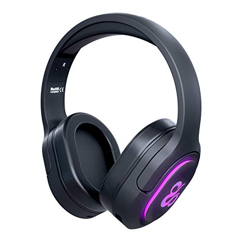 Newskill Scylla - Auriculares Gaming Inalámbricos con Micrófono totalmente Removible compatibles con PC, PS4, Xbox One y Smartphone (efectos de iluminación RGB)