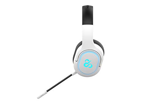 Newskill Scylla Ivory - Auriculares Gaming RGB Inalámbricos PC/PS4/PS5/Switch/Xbox One/Xbox Series X/S - Color Blanco