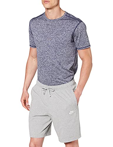 NIKE Club Short JSY Pantalones Cortos, Hombre, Gris (Dk Grey Heather/White), M