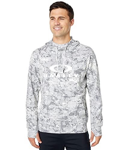 Oakley Sudadera con capucha All Over Space, Camuflaje espacial blanco, X-Large