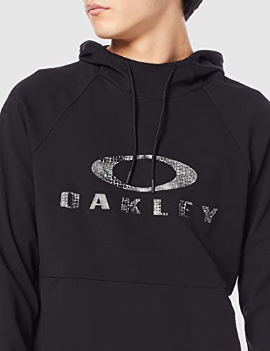 Oakley Sudadera con capucha para hombre, diseño de camuflaje espacial, Negro., M