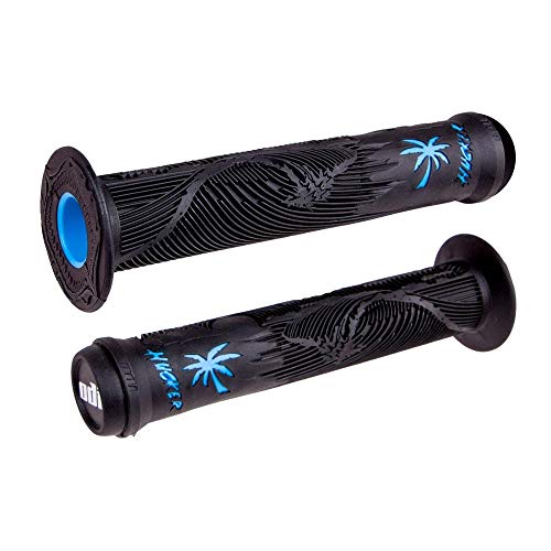 ODI BMX Hucker Signature f10hfbu Asas, Negro de Color Azul, 160 mm