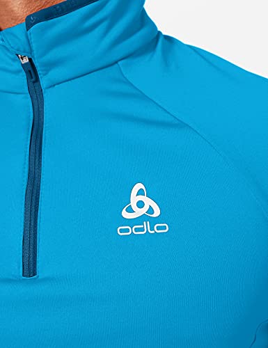 Odlo Berra Light - Chaqueta para Hombre (Cremallera 1/2), Color Azul