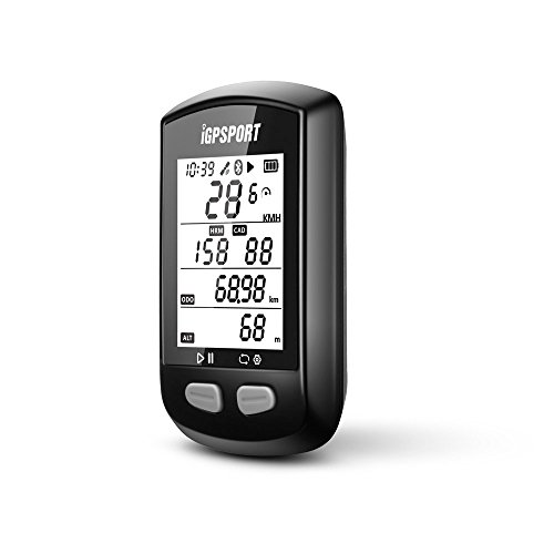 Ordenador de bicicleta GPS iGPSPORT iGS10 inalámbrico ANT+ compatible con sensor de velocidad de cadencia (no incluye sensor)