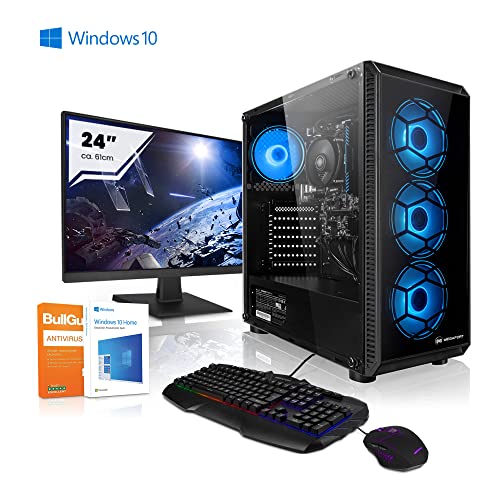 Pack Ordenador PC AMD Athlon 3000G 2X 3.50GHz • 24" Full-HD Monitor • Teclado y ratón Gaming • AMD Radeon Vega 3 • 16GB DDR4 • Windows 10