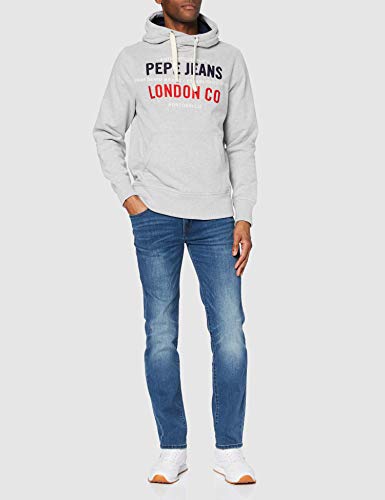 Pepe Jeans Neville Suter para Hombre, Gris (933GREY MARL), XL Regular