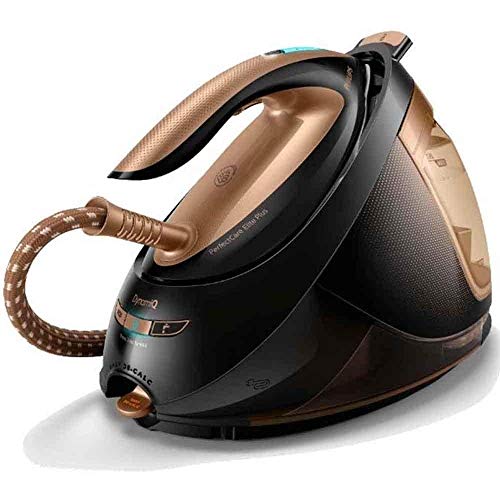 Philips gc9682/80 Perfect Care Elite Plus plancha al vapor, dynamiq Sensor, 8 bar, 1.8 L, 2700 W, Cobre/Negro