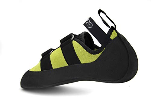 Pies de Gato Kame Combinan adherencia y Durabilidad. Zapatillas Escalada (Verde, 36EU, 212mm)