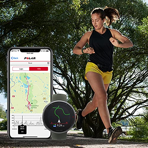 Polar Vantage V2 con H10 Sensor - Premium Multisport GPS Smartwatch - Registro de Frecuencia Cardíaca en la Muñeca para Running, Natación, Ciclismo - Controles de Música, Predicción Meteorológica