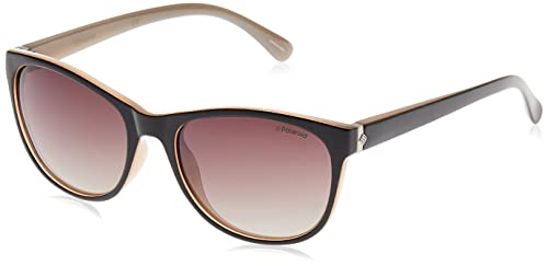 Polaroid P8339 LA KIH Gafas de Sol, Negro (Black/Brown Shaded Polarized), 55 para Mujer