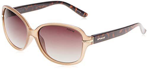 Polaroid P8419 LA 10A Gafas de Sol, Beige (Beige/Brown Faded Polarized), 58 para Mujer