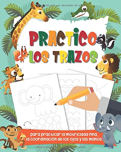 Practico los trazos: Libro de trazos para trabajar las letras - Libros para niños - Juegos de escribir